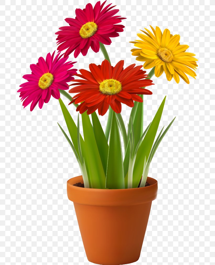Flowerpot Vase Clip Art, PNG, 692x1010px, Flowerpot, Cut Flowers, Daisy Family, Floristry, Flower Download Free