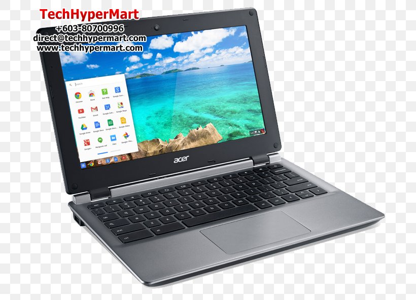 Laptop Acer Chromebook 11 C730 Celeron RAM Acer Chromebook 11 CB3, PNG, 728x592px, Laptop, Acer, Acer Aspire, Acer Chromebook 11 Cb3, Celeron Download Free