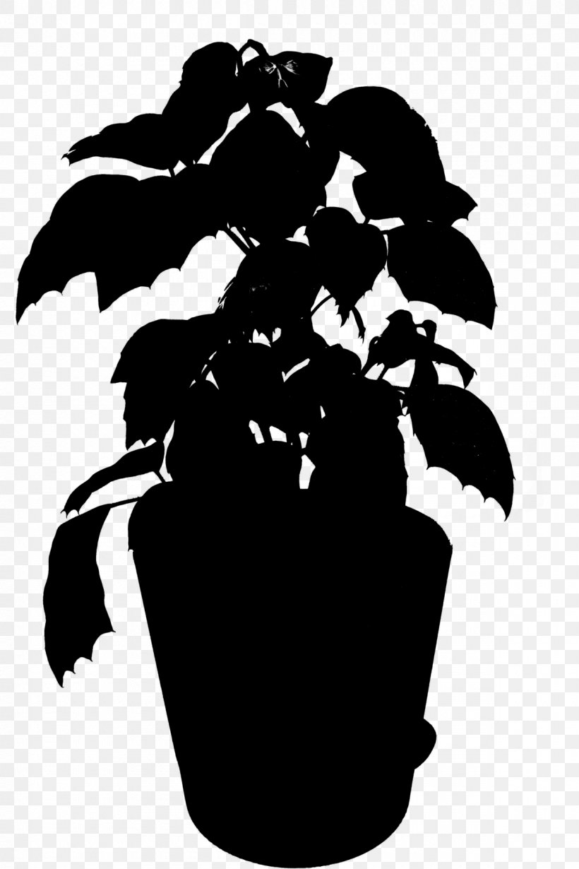 Leaf Flowering Plant Silhouette Tree, PNG, 1200x1800px, Leaf, Blackandwhite, Botany, Flower, Flowering Plant Download Free