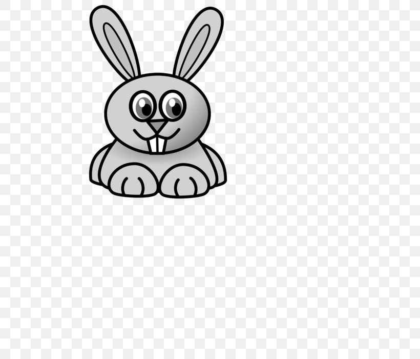Clip Art Rabbit Easter Bunny Free Content Illustration, PNG, 495x700px, Rabbit, Area, Art, Black, Black And White Download Free
