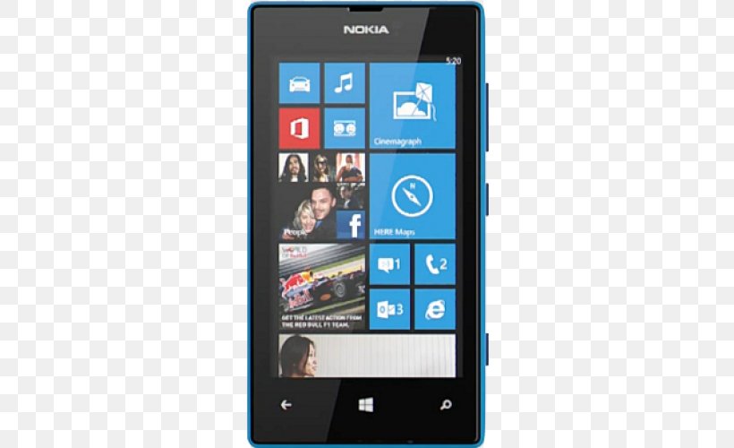 Nokia Lumia 520 Nokia Lumia 920 Nokia Lumia 610 Windows Phone 8 Smartphone, PNG, 500x500px, Nokia Lumia 520, Cellular Network, Communication Device, Display Device, Electronic Device Download Free