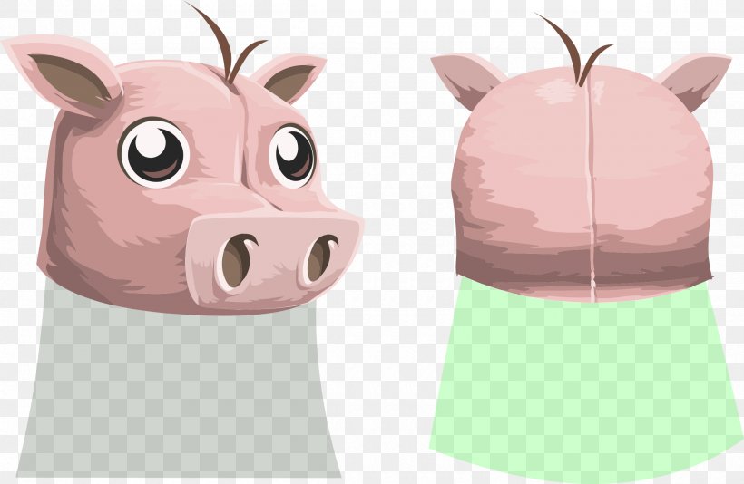 Domestic Pig Clip Art, PNG, 2400x1564px, Domestic Pig, Avatar, Drawing, Head, Headgear Download Free