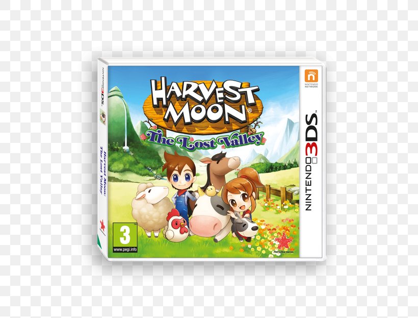 Harvest Moon: The Lost Valley Harvest Moon 3D: A New Beginning Wii Pokémon Sun And Moon, PNG, 580x623px, Harvest Moon The Lost Valley, Harvest Moon, Harvest Moon 3d A New Beginning, Nintendo, Nintendo 2ds Download Free