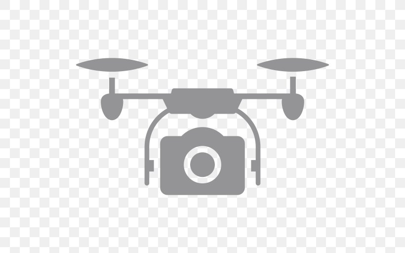 Helicopter Fixed-wing Aircraft Unmanned Aerial Vehicle Quadcopter, PNG, 512x512px, Helicopter, Aerial Photography, Aircraft, Black And White, Brand Download Free
