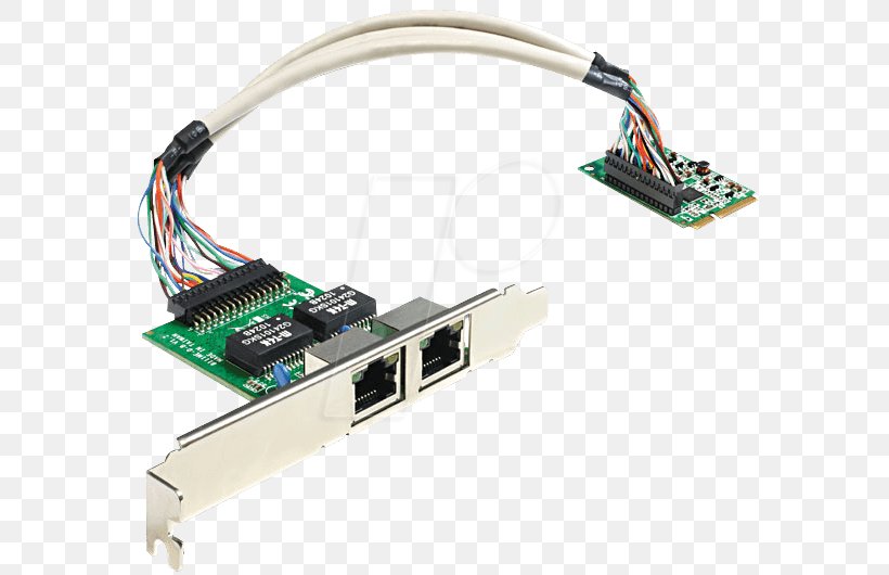 Network Cables PCI Express Mini PCI Network Cards & Adapters Gigabit Ethernet, PNG, 584x530px, Network Cables, Adapter, Cable, Computer Network, Conventional Pci Download Free