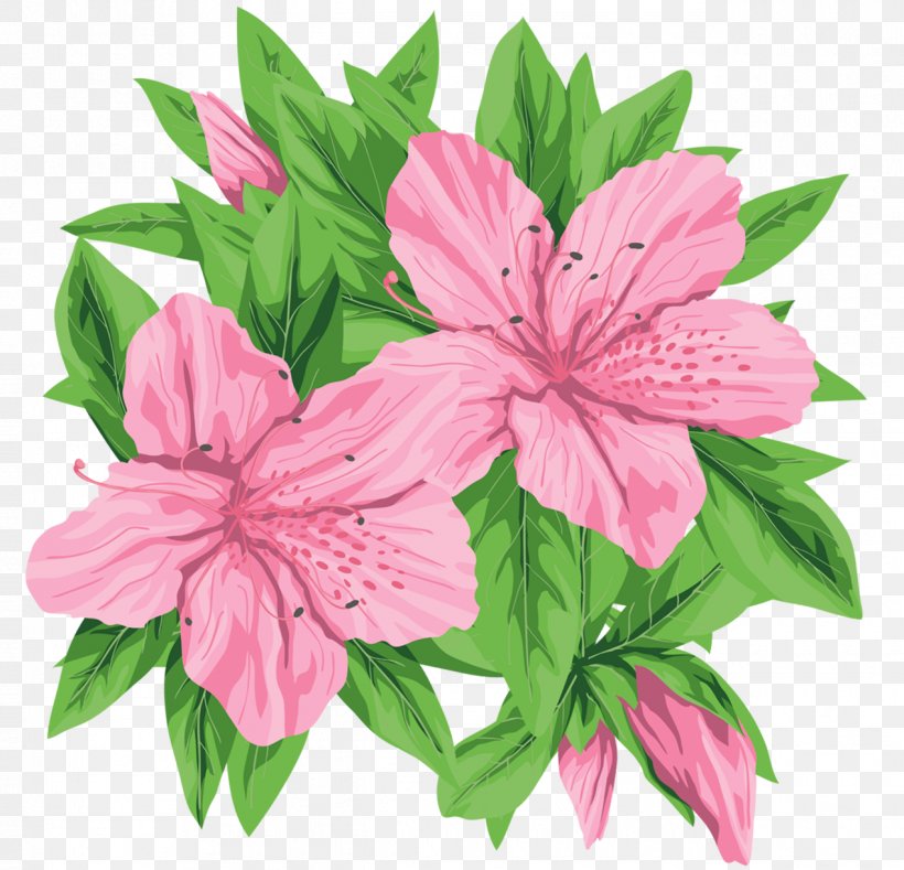 Pink Flowers Pink Flowers Green, PNG, 1270x1223px, Flower, Annual Plant, Azalea, Cut Flowers, Floral Design Download Free
