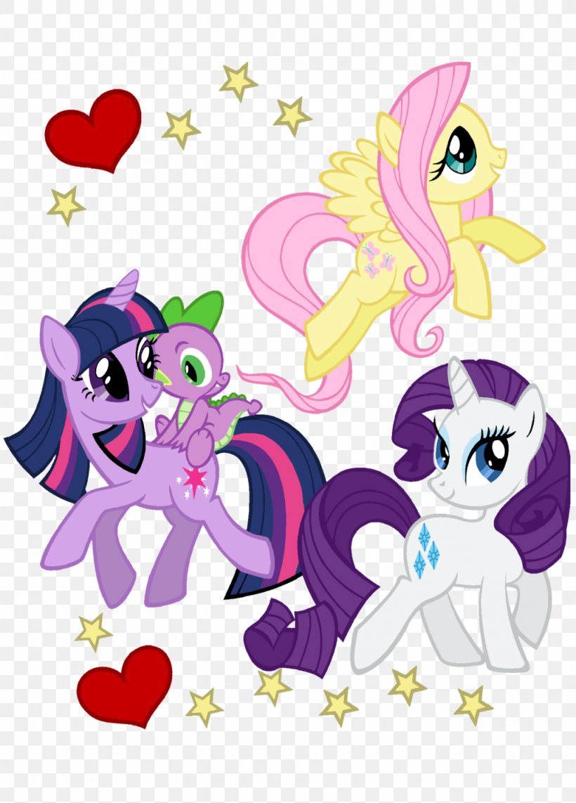 Pony Rarity Spike Twilight Sparkle Pinkie Pie, PNG, 1024x1427px, Pony, Animal Figure, Art, Cartoon, Equestria Download Free