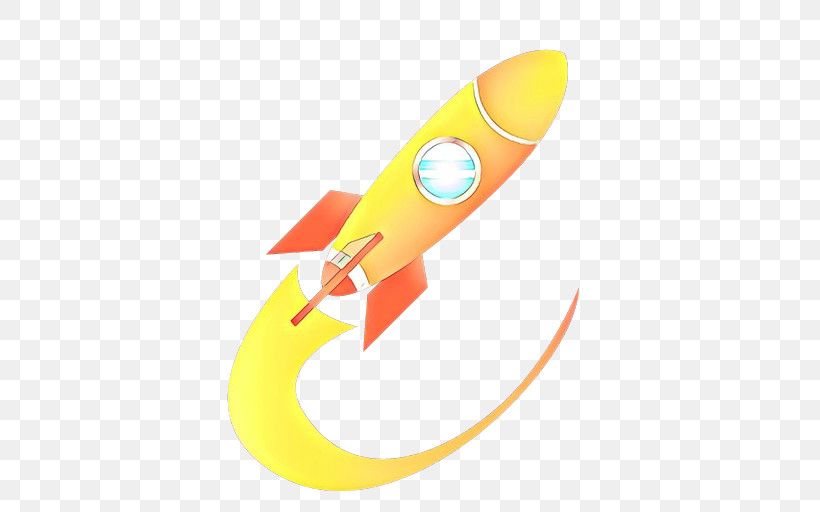 Rocket Yellow Spacecraft Space, PNG, 512x512px, Rocket, Space, Spacecraft, Yellow Download Free