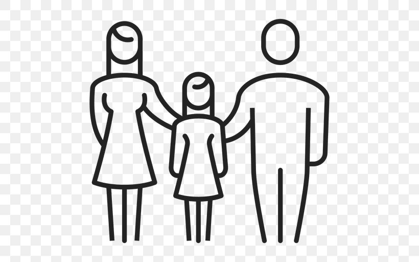 Child Family Clip Art, PNG, 512x512px, Child, Area, Artwork, Black And White, Communication Download Free