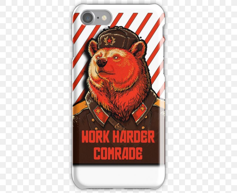 Comrade Russian Bear Poster, PNG, 500x667px, Comrade, Art, Bear, Com, Communism Download Free