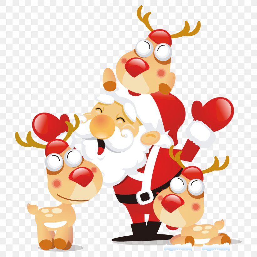 Santa Claus Christmas Graphics Christmas Day Desktop Wallpaper Clip Art, PNG, 1400x1400px, Santa Claus, Art, Cartoon, Christmas, Christmas Day Download Free