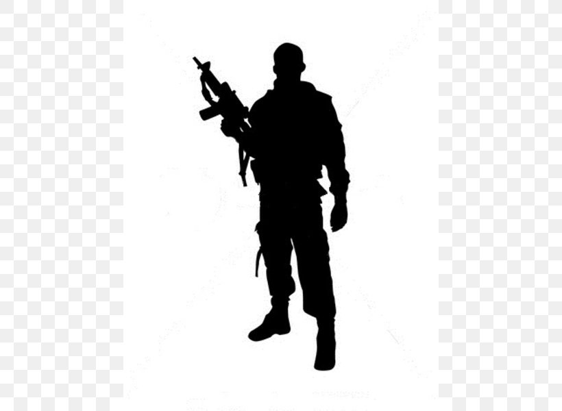 Soldier Silhouette Military Clip Art, PNG, 460x600px, Soldier, Army, Black And White, Firearm, Gun Download Free