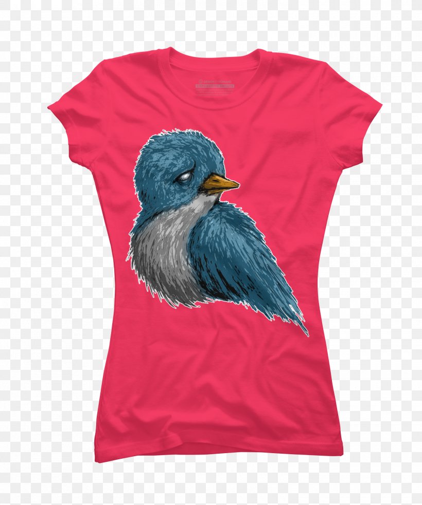 T-shirt Hoodie Clothing Design By Humans, PNG, 1500x1800px, Tshirt, Axent Wear Cat Ear Headphones, Beak, Bird, Cake Download Free