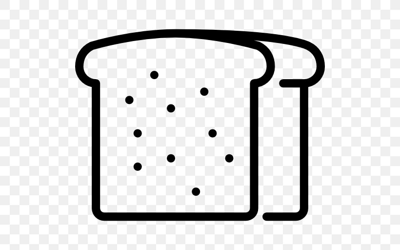 Toast Breakfast Bakery Coffee, PNG, 512x512px, Toast, Area, Bakery, Black And White, Bread Download Free