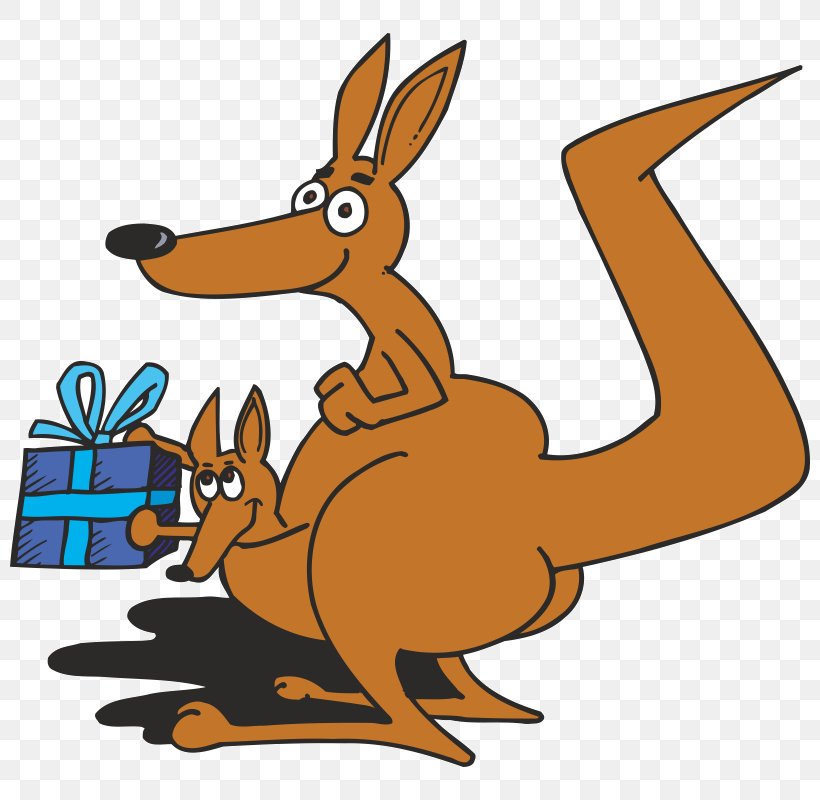 Kangaroo Macropodidae Child Wallaby Reserve Clip Art, PNG, 800x800px, Kangaroo, Artwork, Beak, Cartoon, Child Download Free