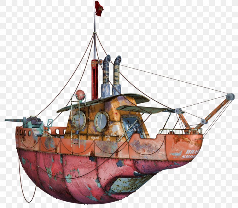Steampunk Dragon Boat Sailing Ship, PNG, 956x836px, Steampunk, Art, Boat, Cyberpunk, Dragon Boat Download Free