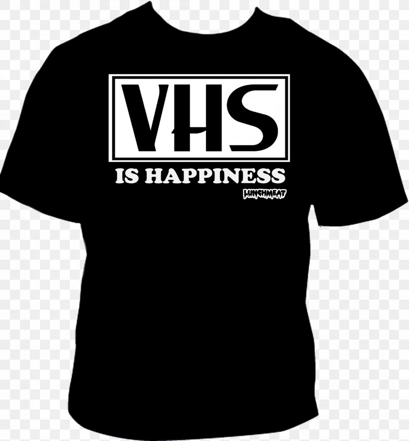 T-shirt Lunchmeat VHS Philadelphia Film, PNG, 2005x2160px, Tshirt, Active Shirt, Black, Brand, Clothing Download Free
