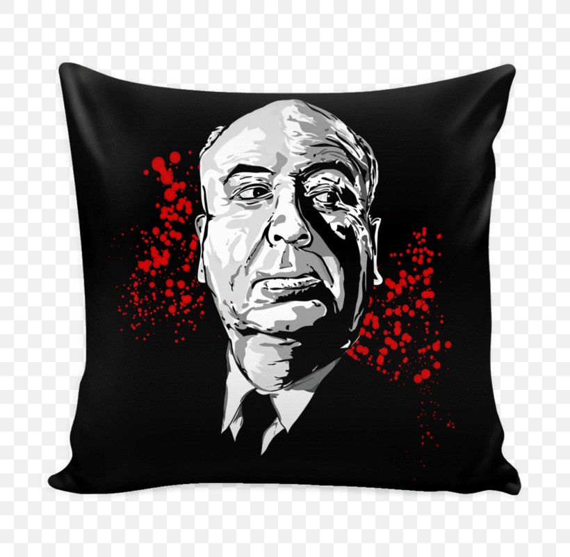 Throw Pillows T-shirt Cushion Cotton, PNG, 800x800px, Pillow, Alfred Hitchcock, Art, Combing, Cotton Download Free