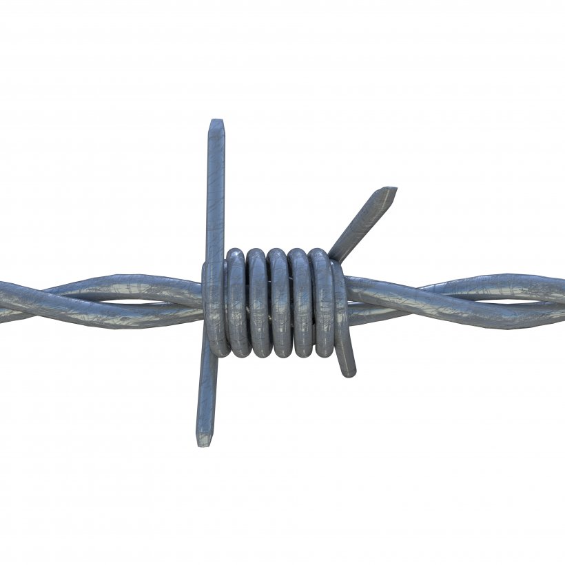 Barbed Wire 3D Computer Graphics Wavefront .obj File 3D Modeling, PNG, 3840x3840px, 3d Computer Graphics, 3d Modeling, 3d Printing, Barbed Wire, Cable Download Free