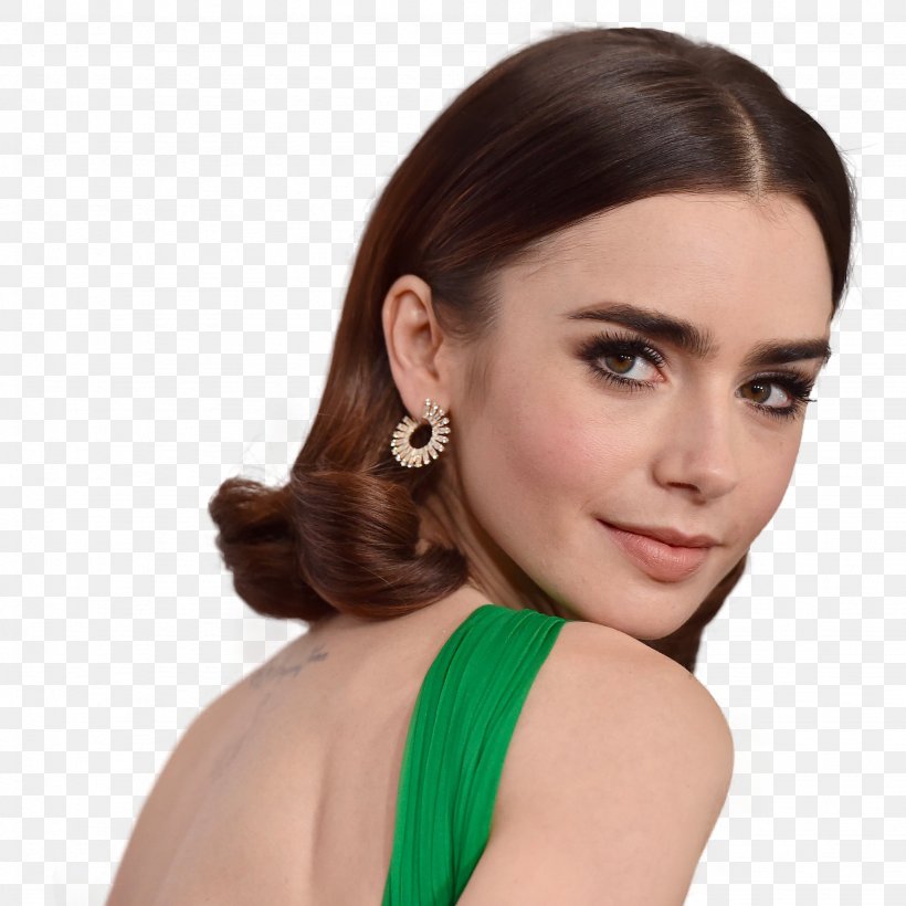 Lily Collins Les Misérables Eyebrow Actor, PNG, 2048x2048px, Lily Collins, Actor, Beauty, Black Hair, Brown Hair Download Free
