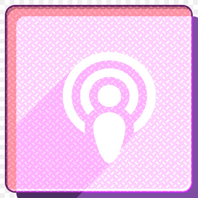 Media Icon Podcast Icon Shadow Icon, PNG, 1090x1090px, Media Icon, Magenta, Pink, Podcast Icon, Purple Download Free