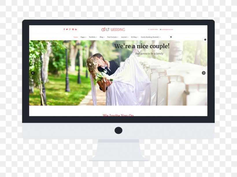 Responsive Web Design Wedding Planner WordPress, PNG, 1000x750px, Responsive Web Design, Brand, Computer Monitor, Content Creation, Display Advertising Download Free