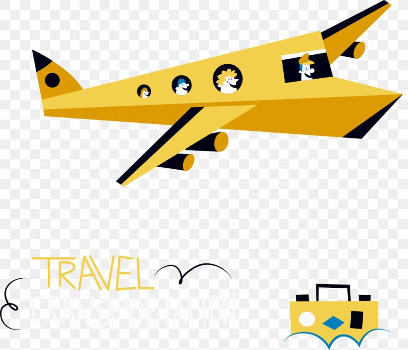 Airplane Illustration Vector Graphics Drawing Design, PNG, 991x850px, Airplane, Aerospace Engineering, Air Travel, Aircraft, Area Download Free