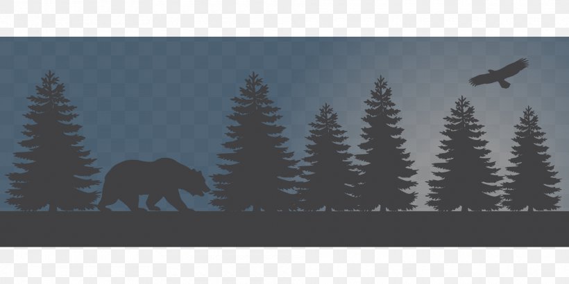 Bear Hunting Grizzly Bear, PNG, 1920x960px, Bear, Bear Hunting, Biome, Conifer, Folkeeventyr Download Free