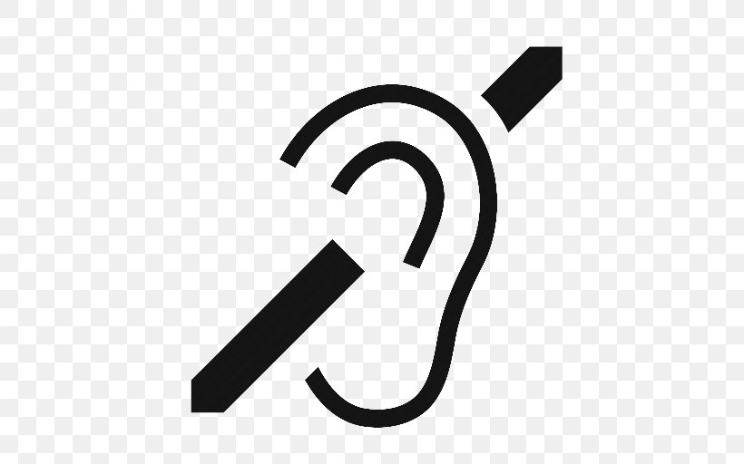 Hearing Loss Disability Deaf Culture Sign Symbol, PNG, 512x512px, Hearing Loss, Area, Audiology, Black And White, Blue Sign Download Free