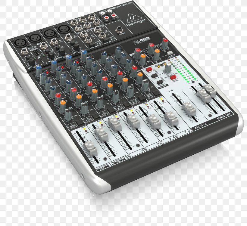 Microphone Behringer Xenyx X1204USB Audio Mixers Behringer Mixer Xenyx, PNG, 800x751px, Microphone, Audio, Audio Equipment, Audio Mixers, Behringer Download Free