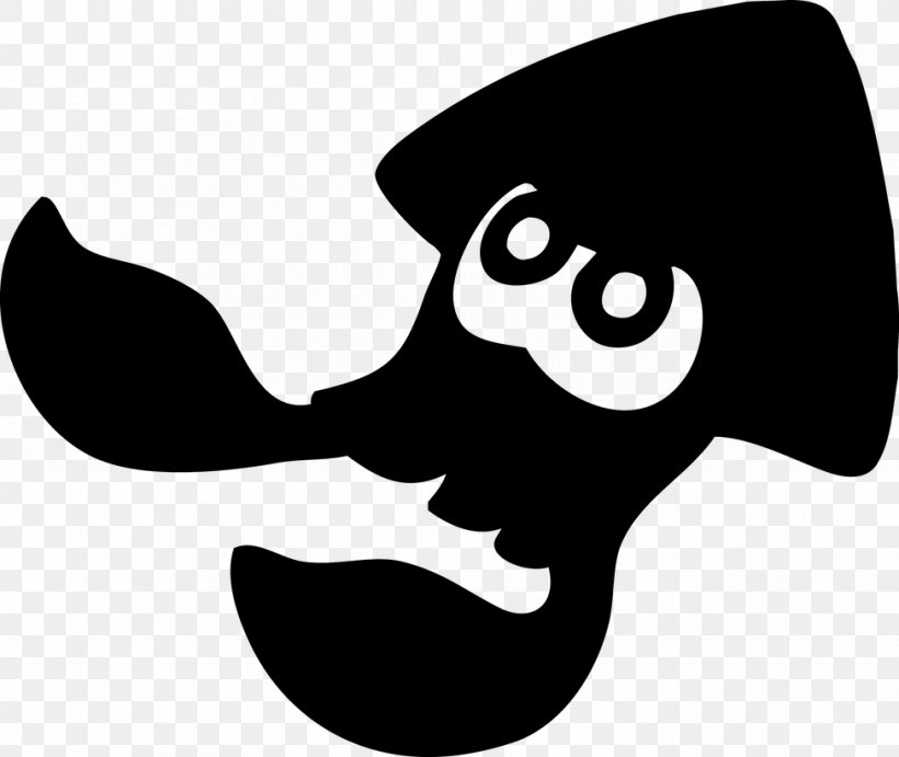 Splatoon DeviantArt Silhouette Digital Art, PNG, 974x821px, Splatoon, Art, Artist, Black White M, Blackandwhite Download Free