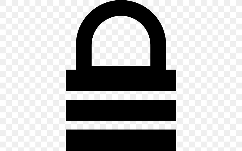 Padlock Security, PNG, 512x512px, Padlock, Area, Black And White, Brand, Hardware Accessory Download Free