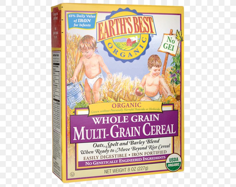 Organic Food Baby Food Breakfast Cereal Whole Grain Rice Cereal, PNG, 650x650px, Organic Food, Baby Food, Breakfast Cereal, Brown Rice, Cereal Download Free
