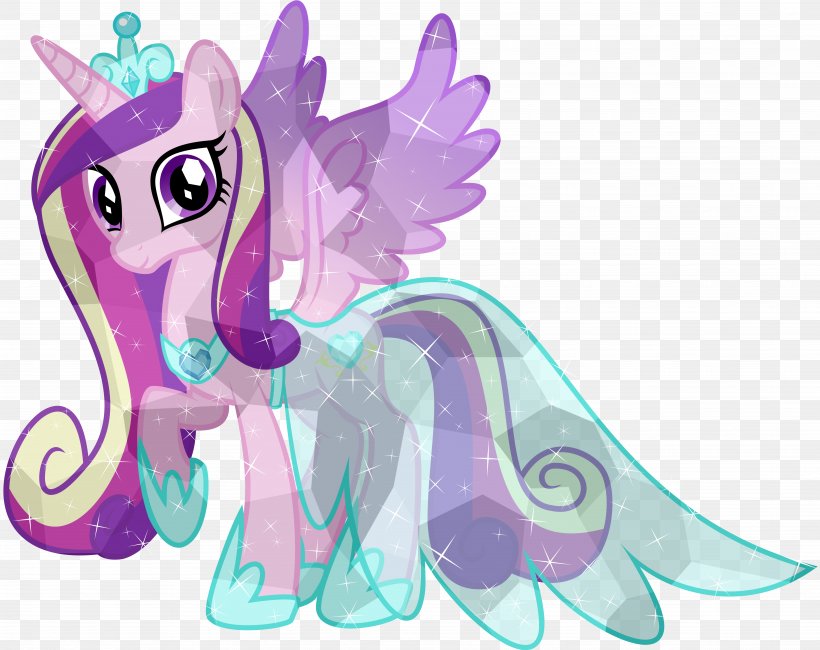 Princess Cadance Twilight Sparkle Pony DeviantArt, PNG, 7597x6023px, Watercolor, Cartoon, Flower, Frame, Heart Download Free