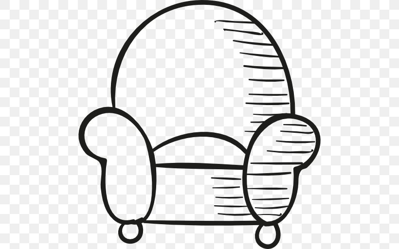 Wing Chair Building Furniture, PNG, 512x512px, Chair, Bench, Black And White, Building, Deckchair Download Free