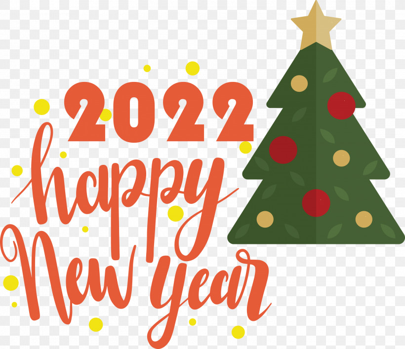 2022 Happy New Year 2022 New Year Happy 2022 New Year, PNG, 3000x2587px, Christmas Tree, Bauble, Christmas Day, Christmas Ornament M, Evergreen Marine Corp Download Free