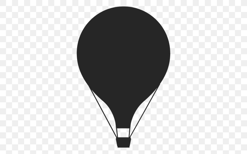 Balloon Silhouette Flight Vector Graphics, PNG, 512x512px, Balloon, Aerostat, Aerostatics, Black, Drawing Download Free