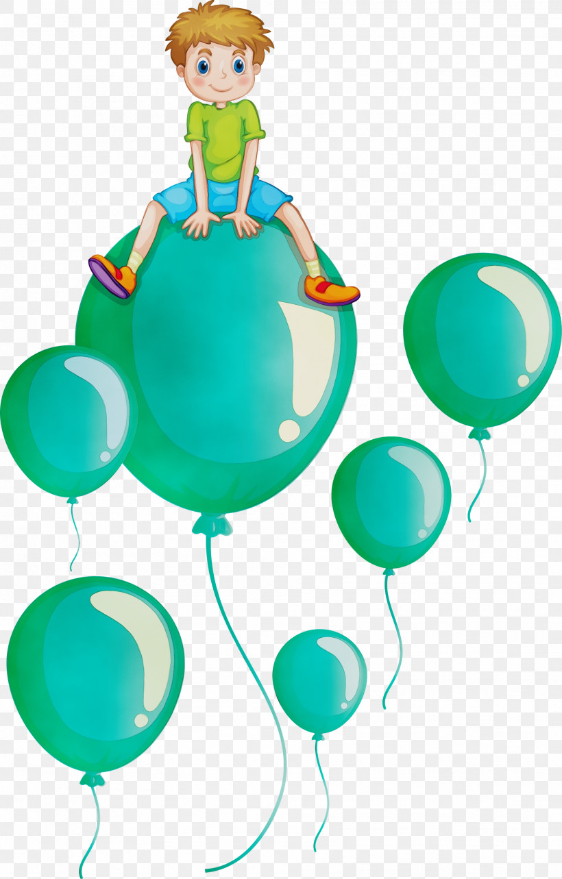 Balloon Turquoise, PNG, 1916x3000px, Balloon, Paint, Turquoise, Watercolor, Wet Ink Download Free