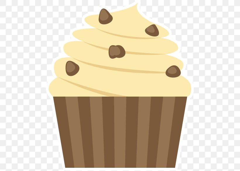 Cupcake Buttercream Chocolate Brownie Flavor, PNG, 508x586px, Cupcake, Baking, Baking Cup, Brown, Buttercream Download Free