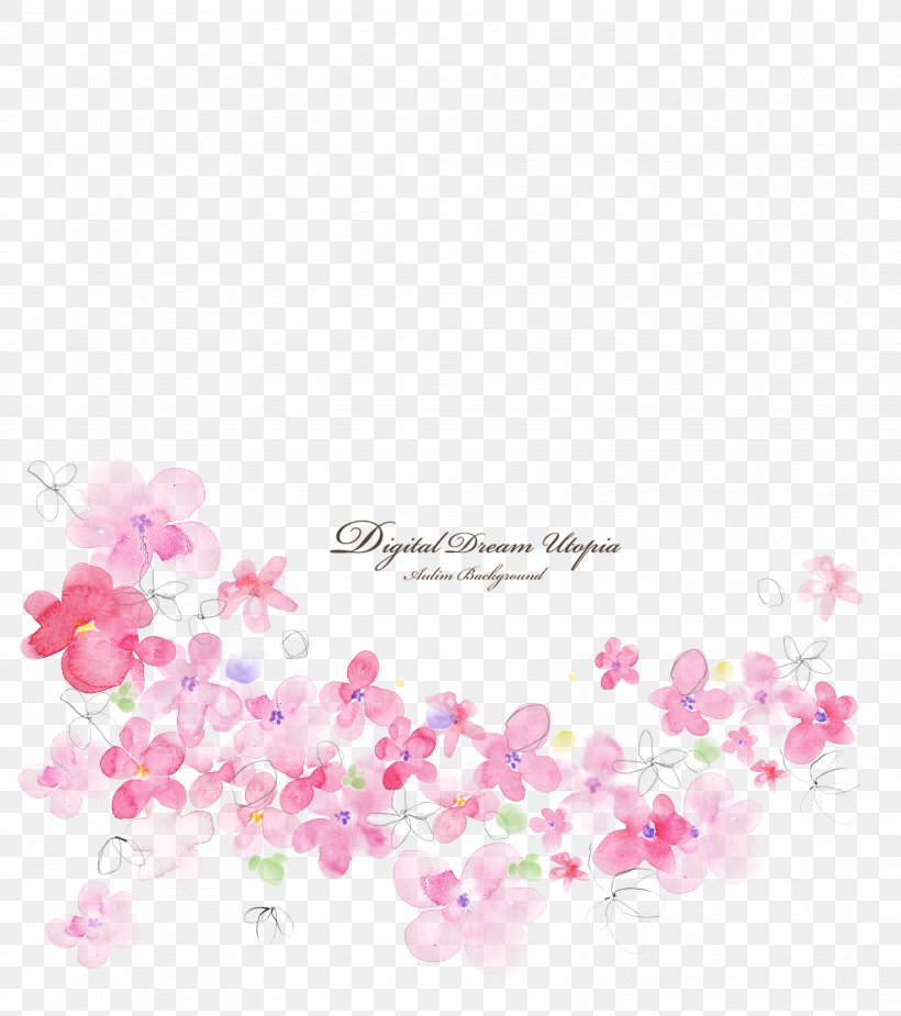 Flower Peach, PNG, 3543x4000px, Flower, Border, Drawing, Floral Design, Heart Download Free