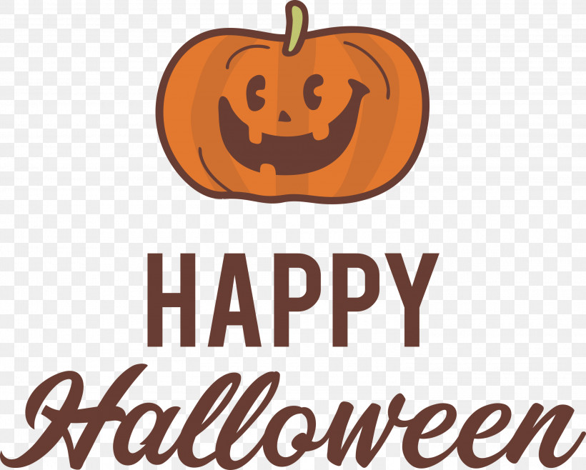 Happy Halloween, PNG, 3000x2410px, Happy Halloween, Calabaza, Fruit, Happiness, Jackolantern Download Free