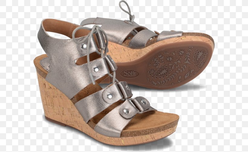 Shoe Sofft Carita Leather Wedge Sandal, PNG, 600x502px, Shoe, Beige, Boot, Brown, Clothing Download Free
