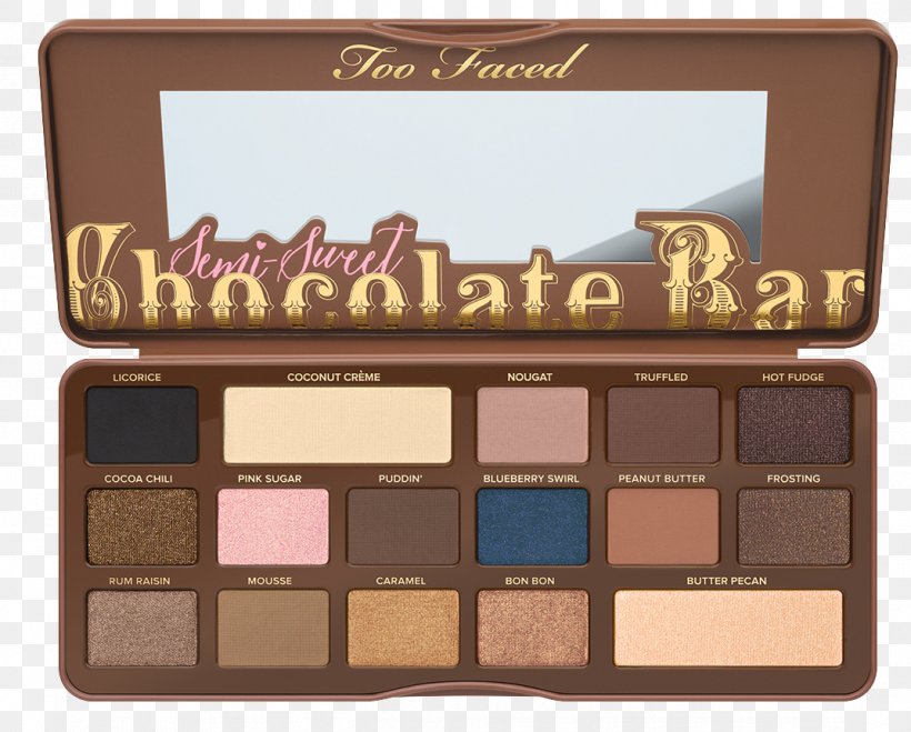 Too Faced White Chocolate Chip Eye Shadow Palette Bonbon Too Faced Chocolate Bar Too Faced White Chocolate Chip Eye Shadow Palette, PNG, 1073x863px, White Chocolate, Bonbon, Caramel, Chocolate, Chocolate Bar Download Free