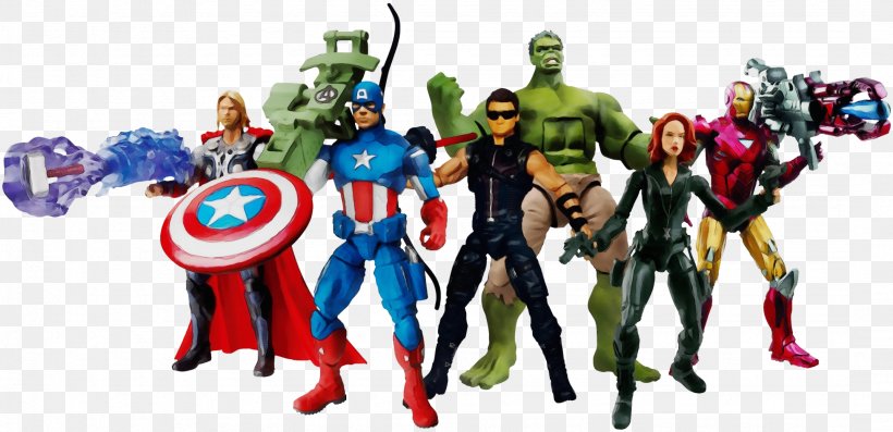 Action & Toy Figures Superhero Figurine Product, PNG, 2148x1040px, Action Toy Figures, Action Figure, Avengers, Captain America, Fictional Character Download Free