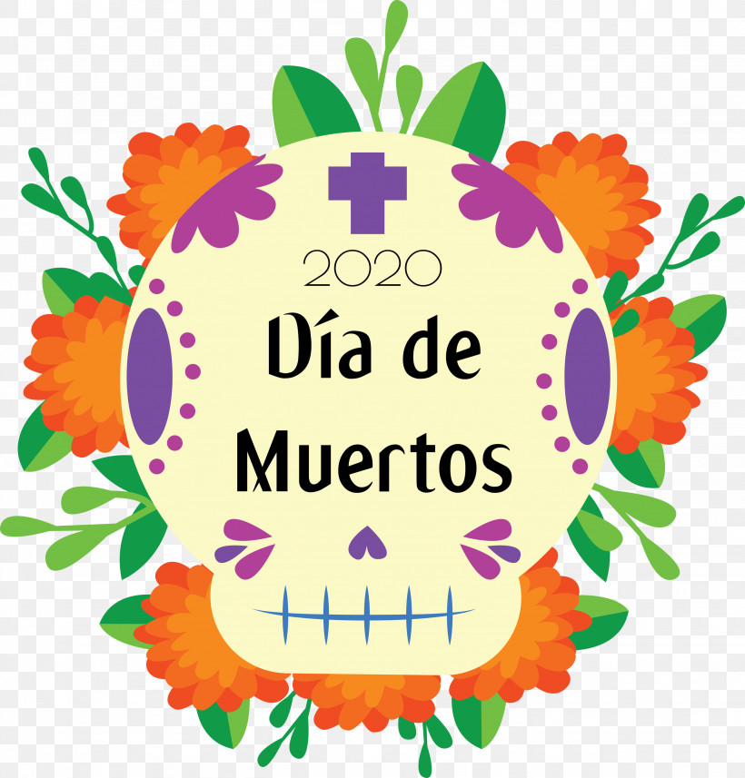 Day Of The Dead Día De Muertos Mexico, PNG, 2868x3000px, Day Of The Dead, Area, Circle, D%c3%ada De Muertos, Floral Design Download Free