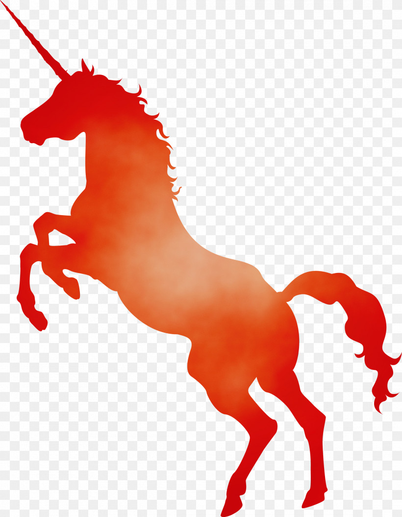 Mustang Stallion Wild Horse Mane Red, PNG, 2330x3000px, Unicorn, Animal Figurine, Biology, Horse, Mane Download Free