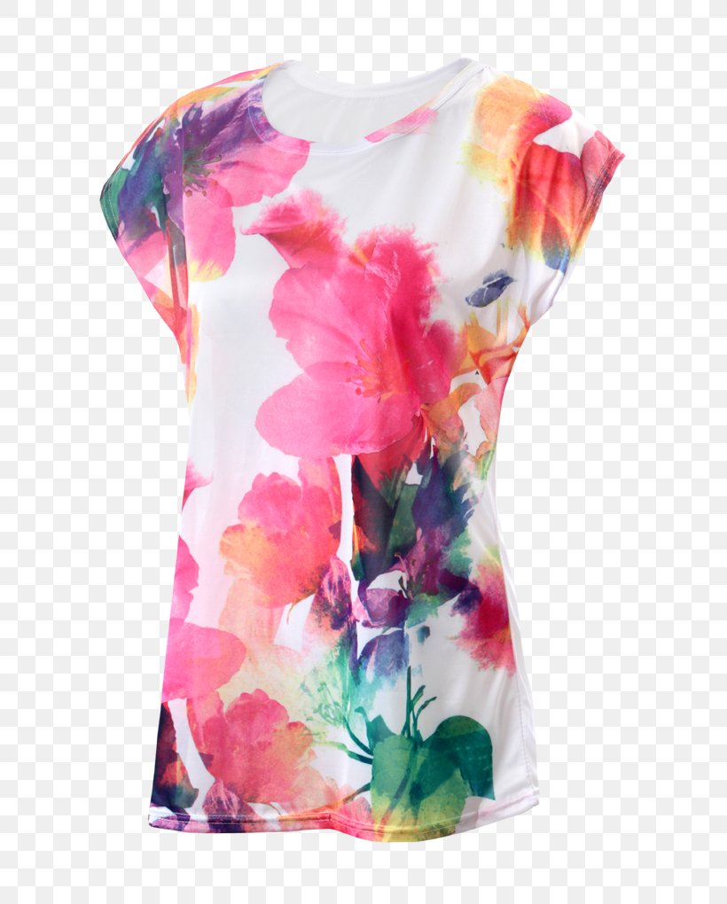 T-shirt Fashion Dress Clothing Blouse, PNG, 680x1020px, Watercolor, Cartoon, Flower, Frame, Heart Download Free