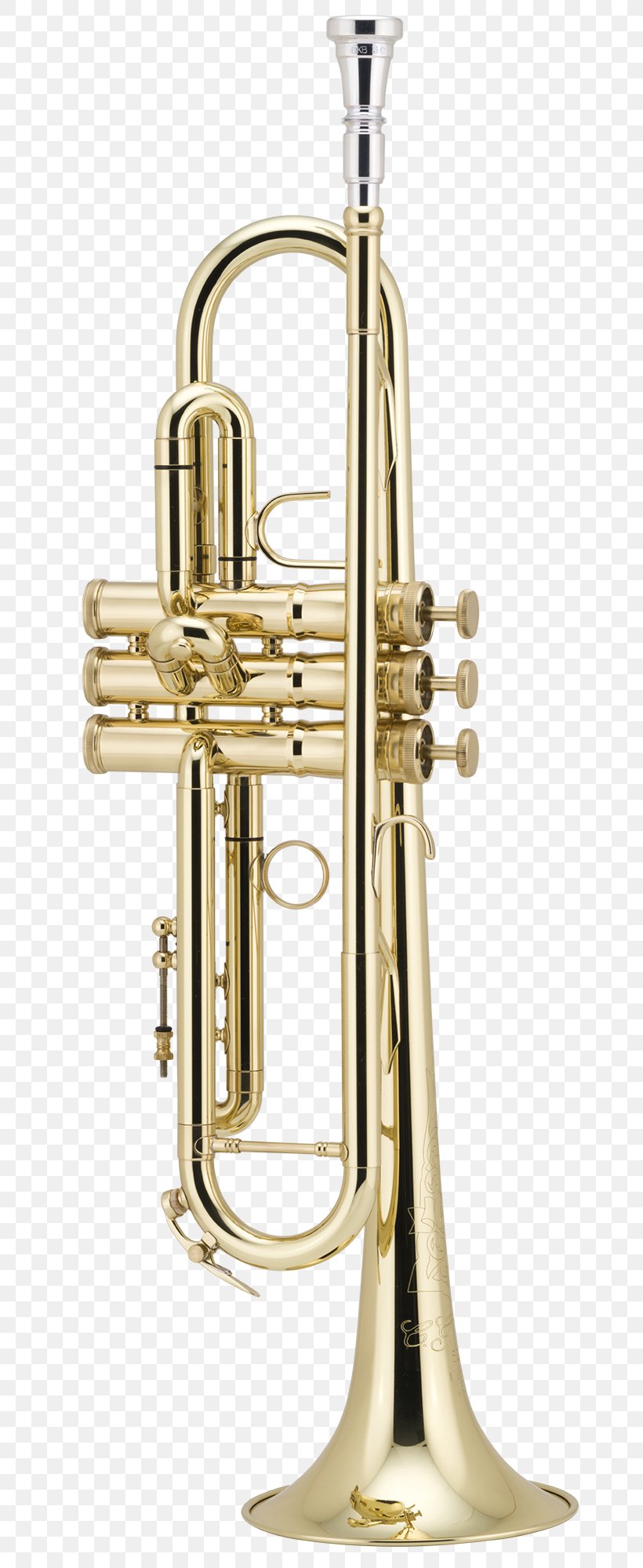 Trumpet Brass Instruments Musical Instruments Cornet Flugelhorn, PNG, 700x2000px, Watercolor, Cartoon, Flower, Frame, Heart Download Free