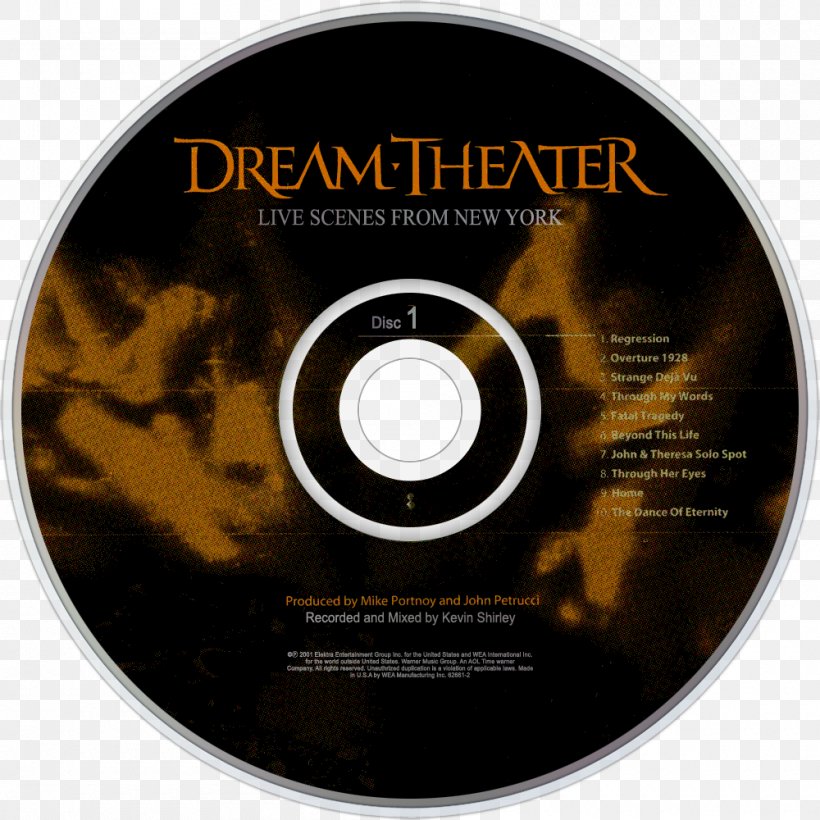 Compact Disc Awake Demos 1994 Dream Theater Live Scenes From New York, PNG, 1000x1000px, Watercolor, Cartoon, Flower, Frame, Heart Download Free