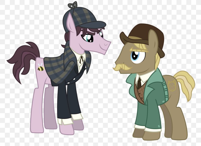 Pony Sherlock Holmes Mycroft Holmes Dr. Watson Rarity, PNG, 800x594px, Pony, Applejack, Cartoon, Character, Dr Watson Download Free